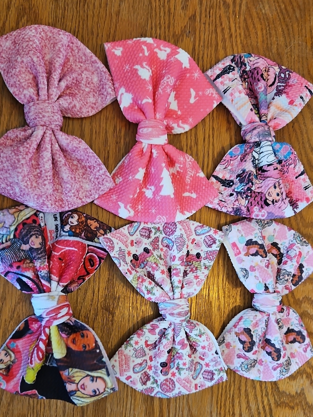 Barbie Bows On Clips